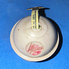 RARE Vintage 1950's Tape Measure Hoover Vacuum Mini Plastic Canister Advertising picture
