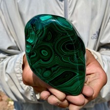 1.36LB TOP Natural Malachite crystal quartz Mineral specimen Reiki gem picture