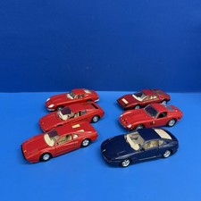 Lot of 6 Bburago Ferrari Diecast Cars 1:24 1:25 Made in Italy Vintage Models picture