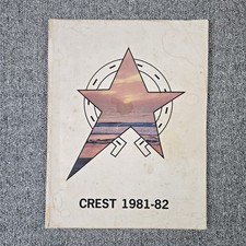 1982 Bonita Vista Junior High School Yearbook Crest, Chula Vista California VTG picture