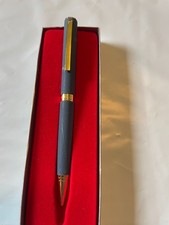 Vintage 1986 Case XX Blue/Gray Pocket Ink Pen Knife Combo in Original box picture