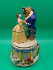 NO BOX STILL PLAYS Disney Enesco Beauty and the Beast Muisc Box  picture
