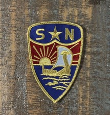 Vintage Sons Of Norway Scandinavian Fraternal Organization Member Logo Patch picture