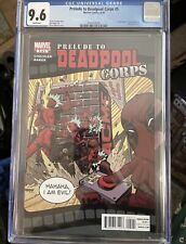 PRELUDE TO DEADPOOL CORPS #5 CGC 9.6  HTF Cover Forms 5 Book  Connecting Covers picture