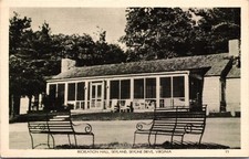 Linen Postcard Recreation Hall, Skyland, Skyland Drive, Virginia picture