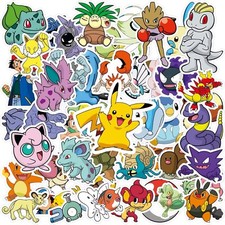 50 Pcs Pokemon Random Sticker Lot - Fun Mix picture