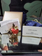 VTG Estee Lauder Bejeweled Elephant Solid Perfume Neiman-Marcus Receipt MIB HTF picture