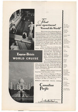 Vintage Empress of Britain World Cruise 1932 Magazine Print Ad Canadian Pacific picture