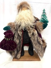 Vintage 1991 Timeless Collectibles Carol Bouquet Santa Doll 21” #7039 picture