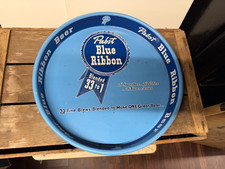 Vintage Pabst Blue Ribbon Beer Tray - Blended 33 to 1 - excellent condition picture