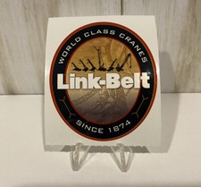 Link Belt World Class Cranes Hard hat Sticker Operating Engineers Operator picture
