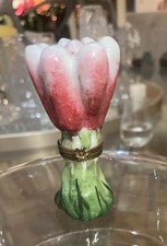 Authentic Limoges France Radish Porcelain Trinket Box - Peint Main Signed picture
