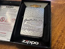 Zippo Chevrolet Bow tie Lighter Brand New In Box And Sealed picture