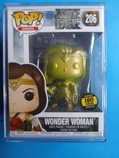 RARE Authentic Justice League WONDER WOMEN  Funko Pop GOLD#206 L.E ONLY 180 Pcs  picture