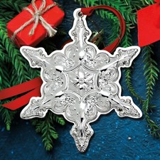 New 2026 Towle Old Master Snowflake 37th Edition Sterling Ornament NIB picture