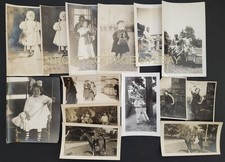 1909 antique PHOTOGRAPHS worcester paxton ma LUCILLE SCOTT family horse 14pc picture