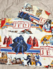 Ultra-Rare Vintage 1983 Star Wars: Return of the Jedi Sheet & Pillowcase Set picture