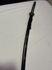 Old 1997 L Japanese Samurai Katana With Engravings Chinese Engravings And Dragon picture