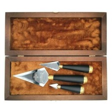 3 pcs Set Orthodox Church Altar Lance Proskomedia Liturgy Sharp Spears with Box picture