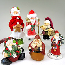 SANTA Collection Lot of 6 Christmas figurines Belsnickel Chef 4
