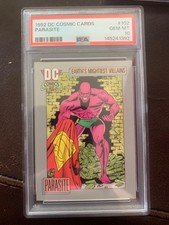 1992 DC Cosmic Cards Parasite #102 PSA 9 Mint picture