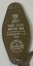 Best Western Chez Vous Motor Inn Shreveport, Louisiana Hotel Room Key #158 picture