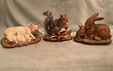 3 Vintage Figurines by Andrea By Sadek~Masterpiece Porcelain by HOMCO picture