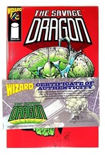 Wizard 1/2 The Savage Dragon w/COA  (1993) Image  picture