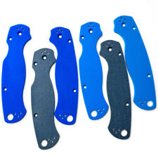 2PCS Custom Handle Scales G10 Patch For Spyderco Paramilitary 2 C81 Knifes picture