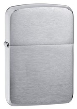 Zippo Windproof 1941 Replica Brushed Chrome Lighter, # 1941, New In Box picture