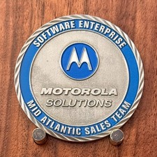 Motorola Solutions Mid Atlantic Sales Team Challenge Coin  W#18 picture