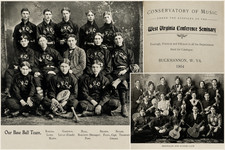 1904 West Virginia Conference Seminary Yearbook Buckhannon WV Baseball Ads picture