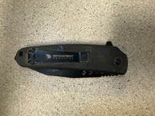 RAVENCREST TACTICAL Knife Flipper Liner Lock BLACK G10 Handles 440C Steel. CLEAN picture