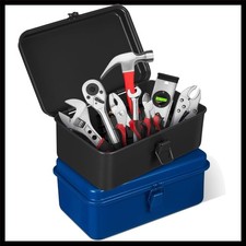 Essential Metal Tool Box Set - 2 Portable Mini Cases for Every DIY Project picture