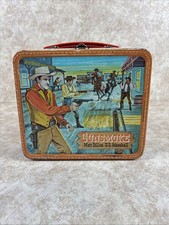 VTG 1959 Gunsmoke Metal Lunchbox Aladdin Matt Dillon No Thermos picture