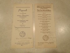 Woodrow Wilson Foundation 1944 United Nations 1945 Documents World Wars Pamphlet picture