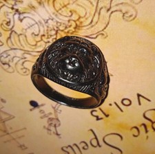 Dakhina Kali Dakshina Maa Spiritual Protection Ring Tallsman Occult Skull +++ picture