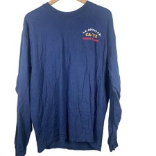 Vintage LA County Fire Dept Search USAR Rescue Long Sleeve Shirt Navy XL picture