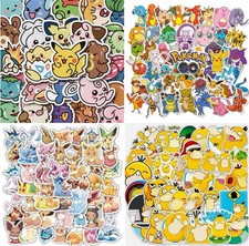 210 Pokemon Stickers Baby Pokemon Set Pokemon Vintage Set Eevee Evolutions Set picture
