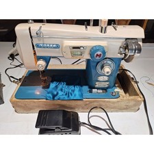 Vintage Morse Fotomatic 4100 Zig Zag Sewing Machine Tested Working Japan Clean picture
