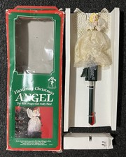 Vtg 1991 Ye Merrie Minstrel Fluttering Christmas Angel Animated New in Box WORKS picture