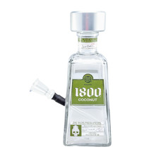 1800 Tequila Bottle Bong  With Genuine Blue Dot Bowl, Hand Crafted 750ml OBO picture