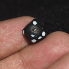 Genuine Ancient Mosaic Gabri Glass Bead in good Condition over 2000 Years Old picture