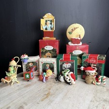 Hallmark Keepsake Ornaments Lot Of 7 VTG Childs Age Collection 1980s To 90’s Box picture