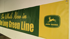 John Deere '63 Vintage Style Banner Dealer Promo Sign Ad Variant 2 picture