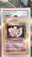 Wizards 1999 Pokémon Mewtwo Movie Promo Card #3 PSA 8 Cert 167591904 picture