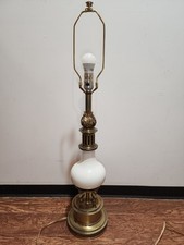 Stiffel, Vintage Hollywood Regency, Large Brass/Enamel Lamp, NICE picture