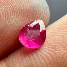 0.50 Ct Very Beautiful Top Color Ruby Cut Gemstone From Kabul Afgghanistan picture