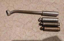 vintage Lot Schrader Balloon Tire Pressure Gauges 1 With Handle 3 Other Gages picture
