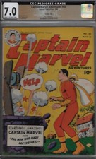 CAPTAIN MARVEL #60 - CGC 7.0-SUPER GOLD-CROWLEY COPY-FAWCETT picture